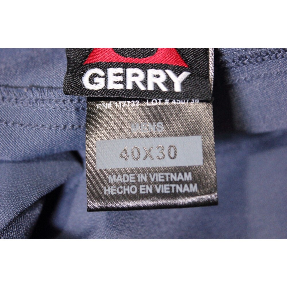 Gerry Pants Mens Blue Hiking outdoors Casual Nylon Stretch Tag Sz 40X30 (40X29) - Picture 9 of 11